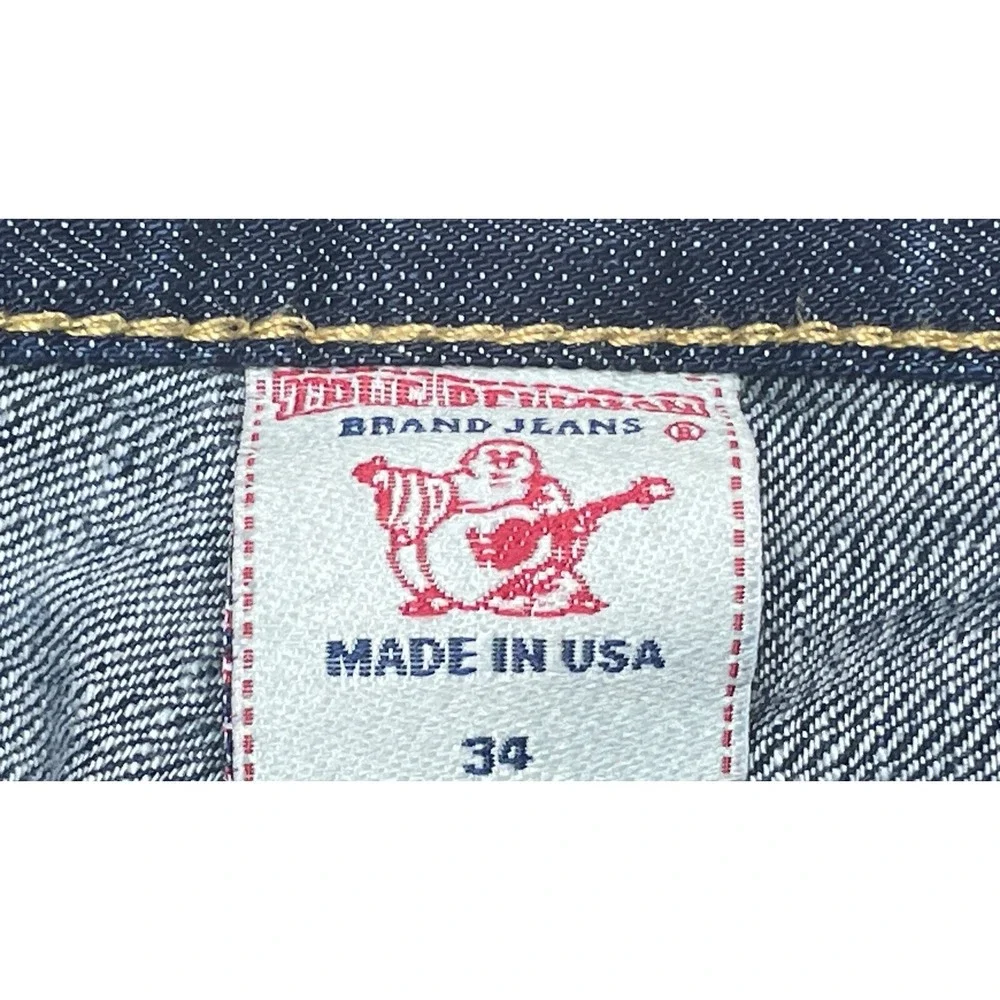 True Religion Section Straight Vtg Y2K Men's‎ Denim Jeans Size 34